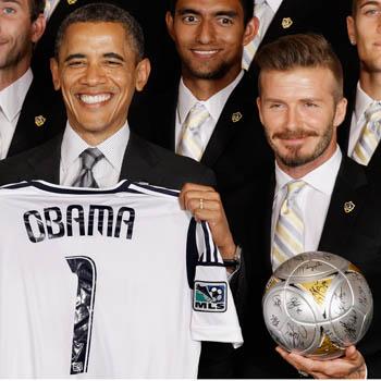 //david beckham white house barack obama