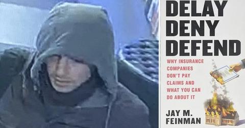 Split photo of shooter, Jay M. Feinman book