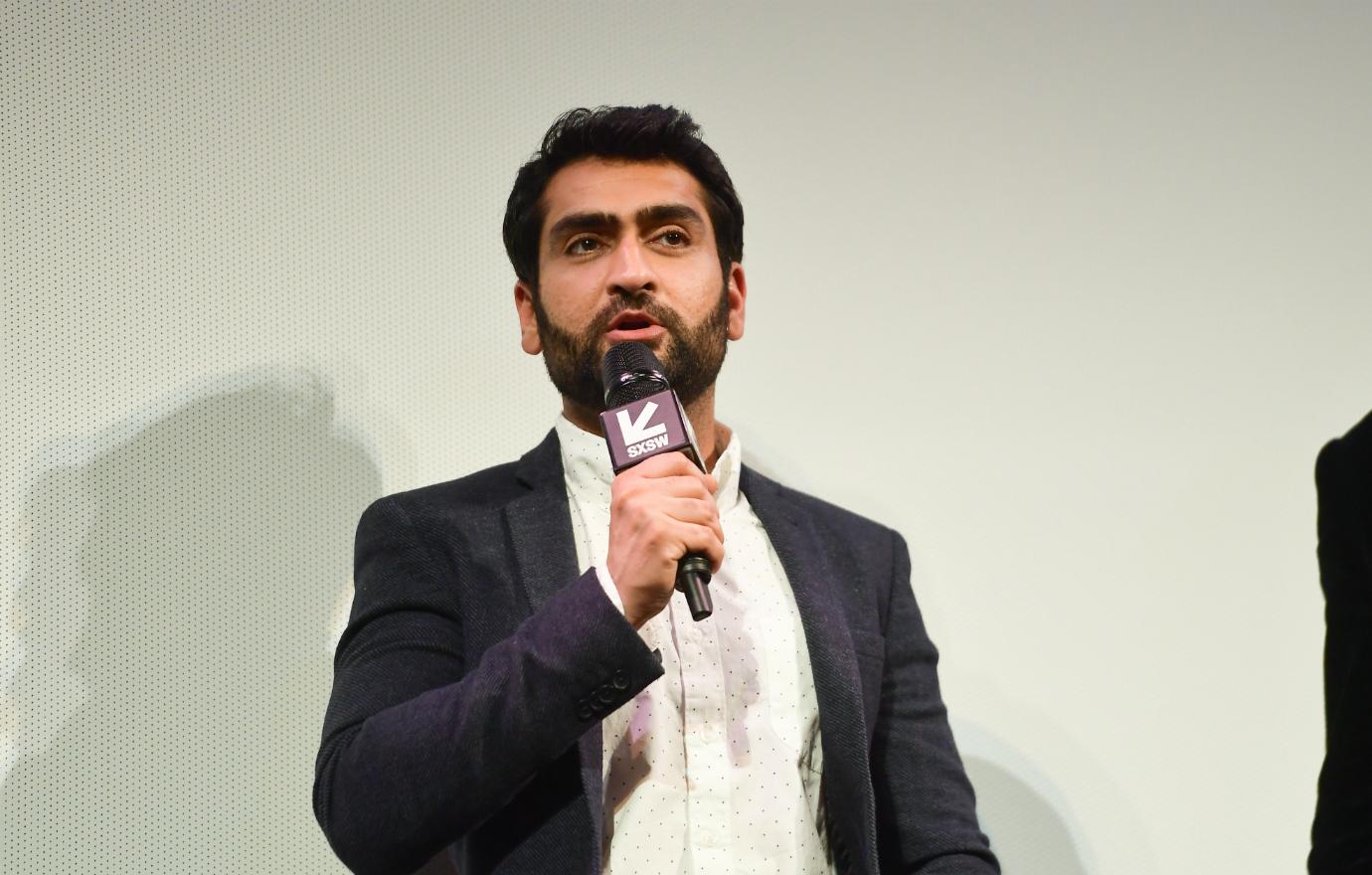 Kumail Nanjiani attended the "Stuber" Premiere 2019 SXSW Conference and Festivalsat Paramount Theatre on March 13, 2019 in Austin, Texas.