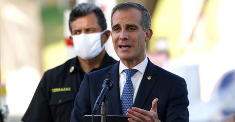 L.A. Mayor Eric Garcetti's Official Strikes & Kills Pedestrian
