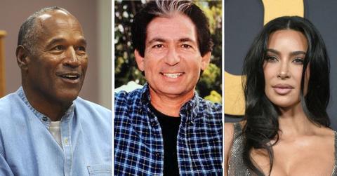 Composite photo of OJ Simpson, Robert and Kim Kardashian