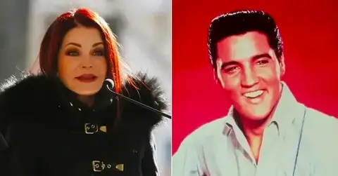 Composite photo of Priscilla Presley