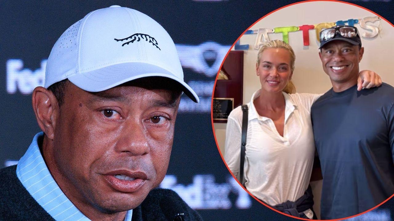 picture of Tiger Woods and Vanessa Trump