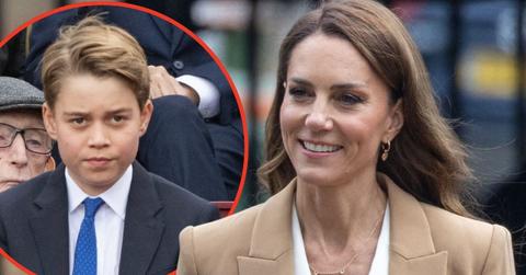 Photo of Princess Catherine and Prince George