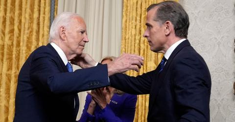 Composite picture of Joe and Hunter Biden