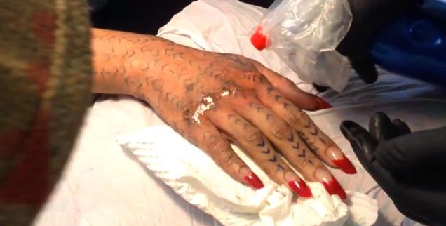 //rihanna tattoo new zealand