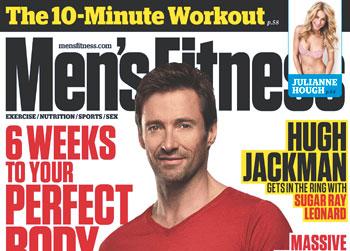 //hugh jackman mens fitness cover