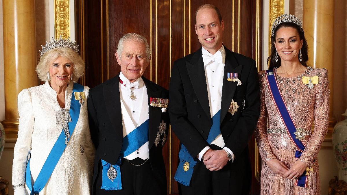 Photo of King Charles, Queen Camilla, Prince William and Princess Catherine
