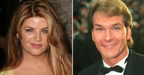 kirstie alley dead cancer patrick swayze crush