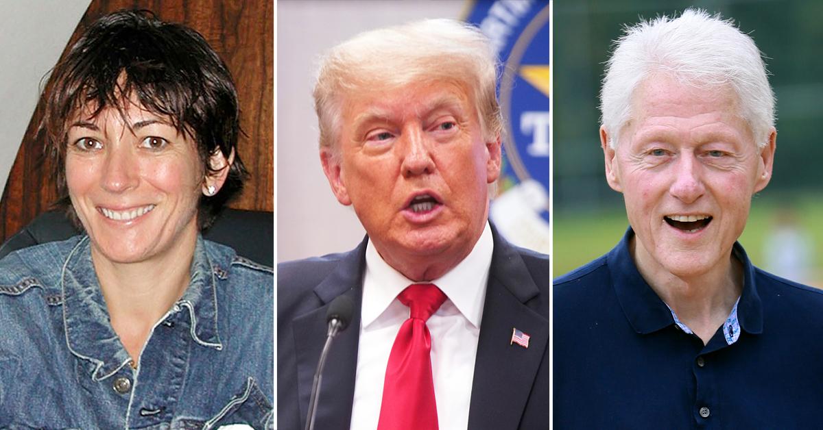 ghislaine maxwell flight logs evidence donald trump bill clinton jeffrey epstein private jet