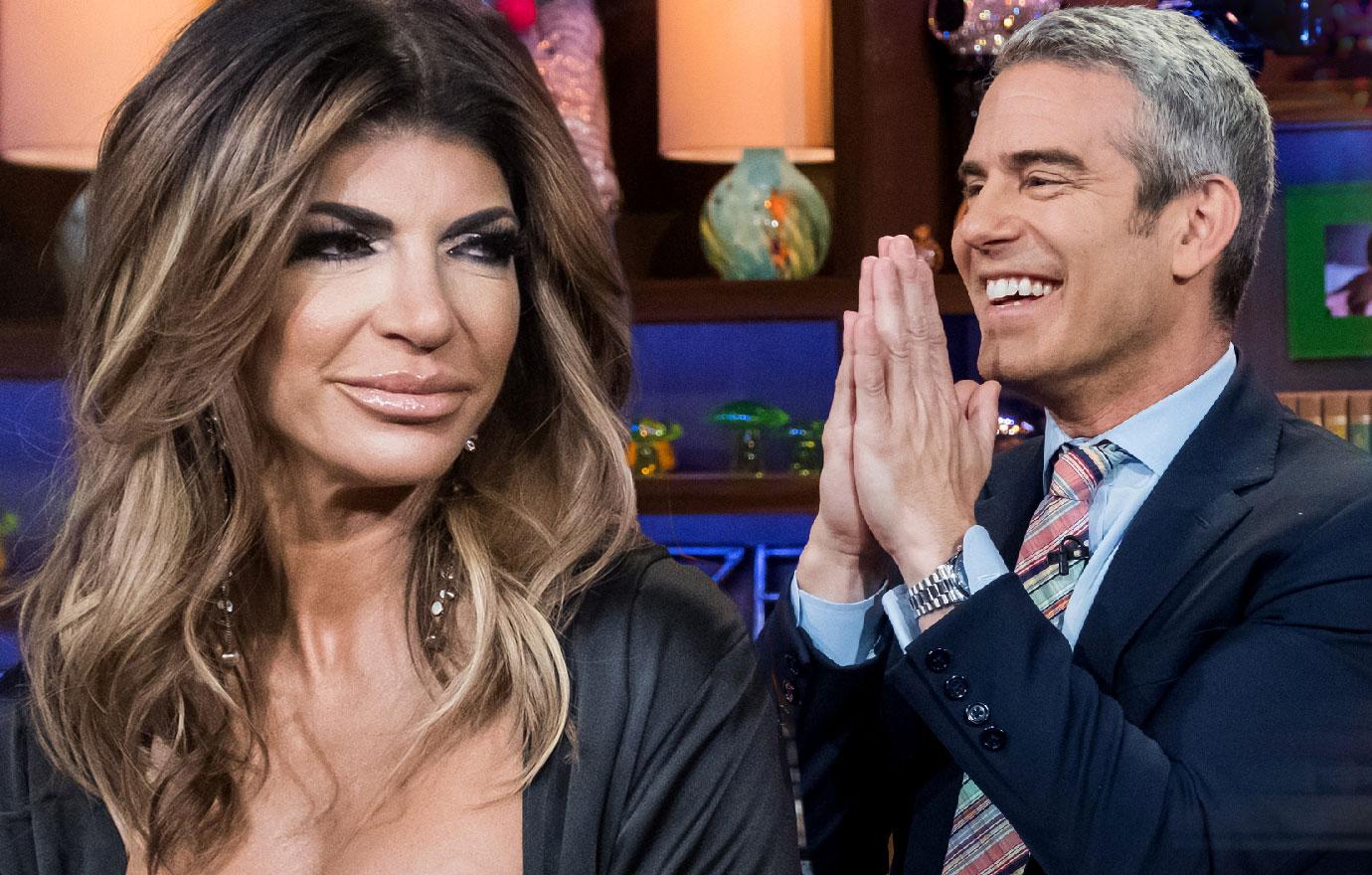 andy cohen begging teresa giudice enemy carolina manzo return rhonj