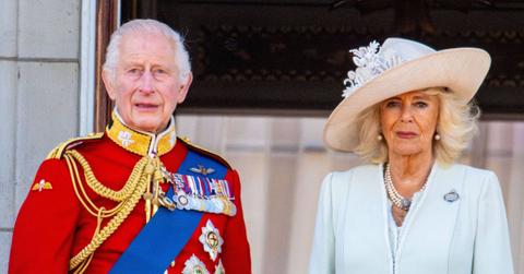 Photo of King Charles and Queen Camilla.