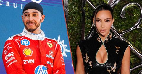 Photo of Kim Kardashian and Lewis Hamilton