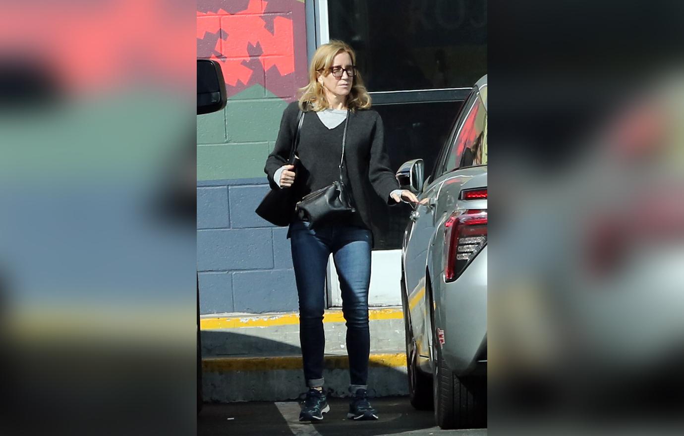 Felicity Huffman Spotted Outside Community Service Duties After Prison Stint