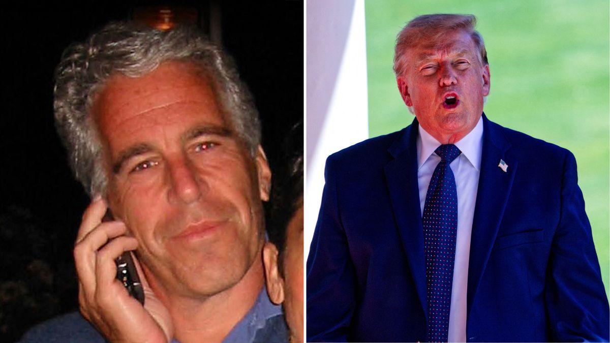 Photo of Jeffrey Epstein and Donald Trump
