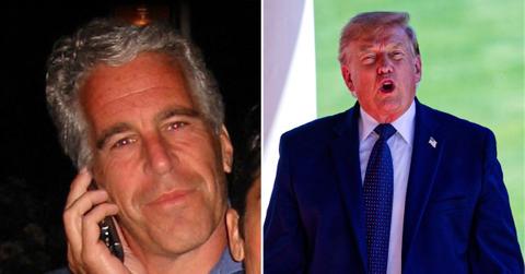 Photo of Jeffrey Epstein and Donald Trump