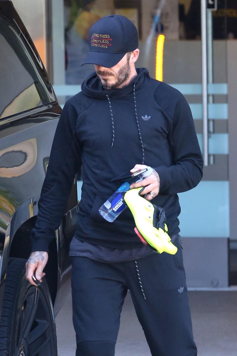 David Beckham & Victoria Beckham SoulCycle Workout