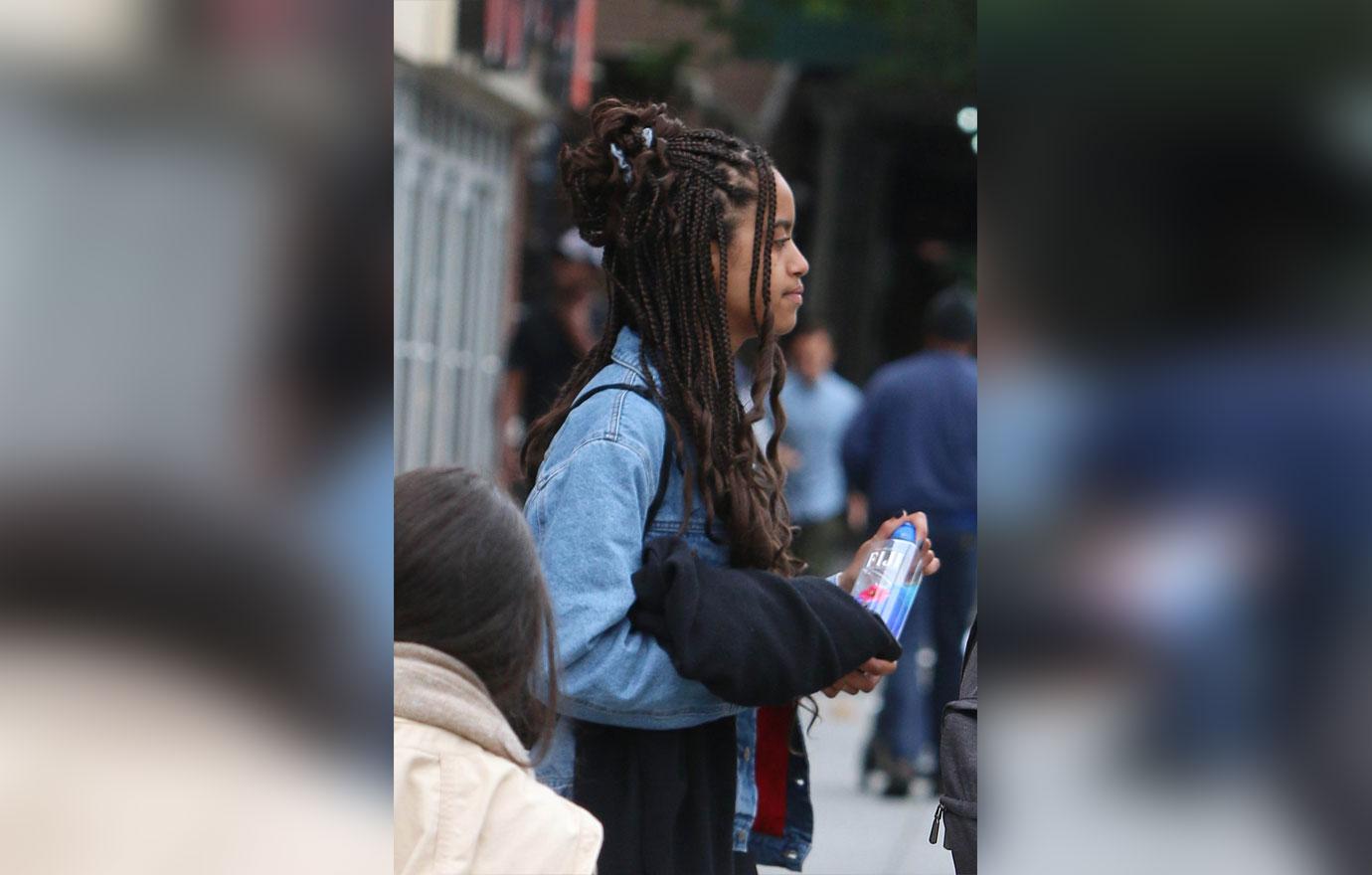 Malia Obama Braids NYC Harvard