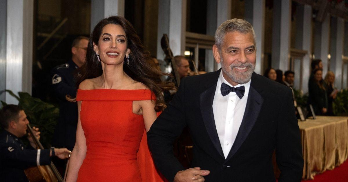 Photo of George and Amal Clooney