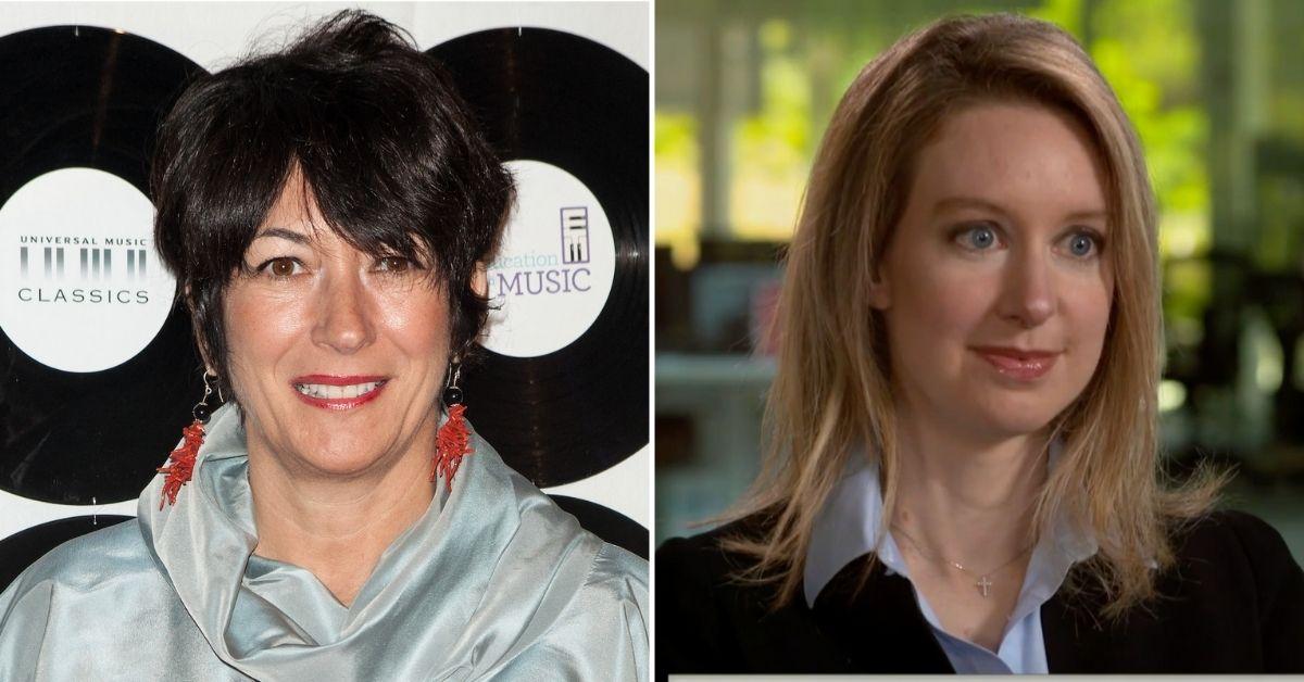 Photo of Ghislaine Maxwell, Elizabeth Holmes