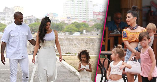 //kim kardashian kanye west north west cuba vacation filming pp