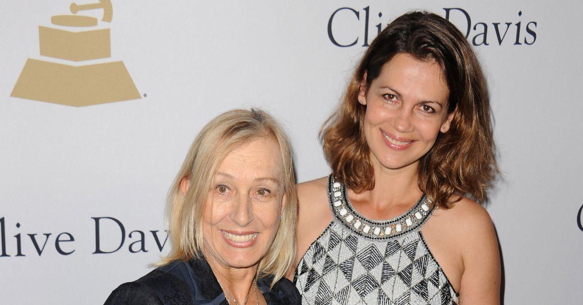 Photo of Martina Navratilova and Julia Lemigova