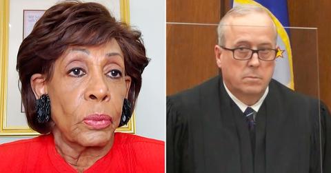 maxine waters responds derek chauvin judge george floyd r