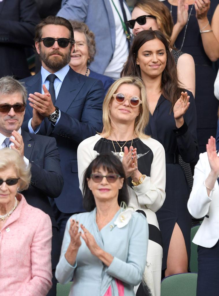 Bradley Cooper Irina Shayk Wimbledon Fight