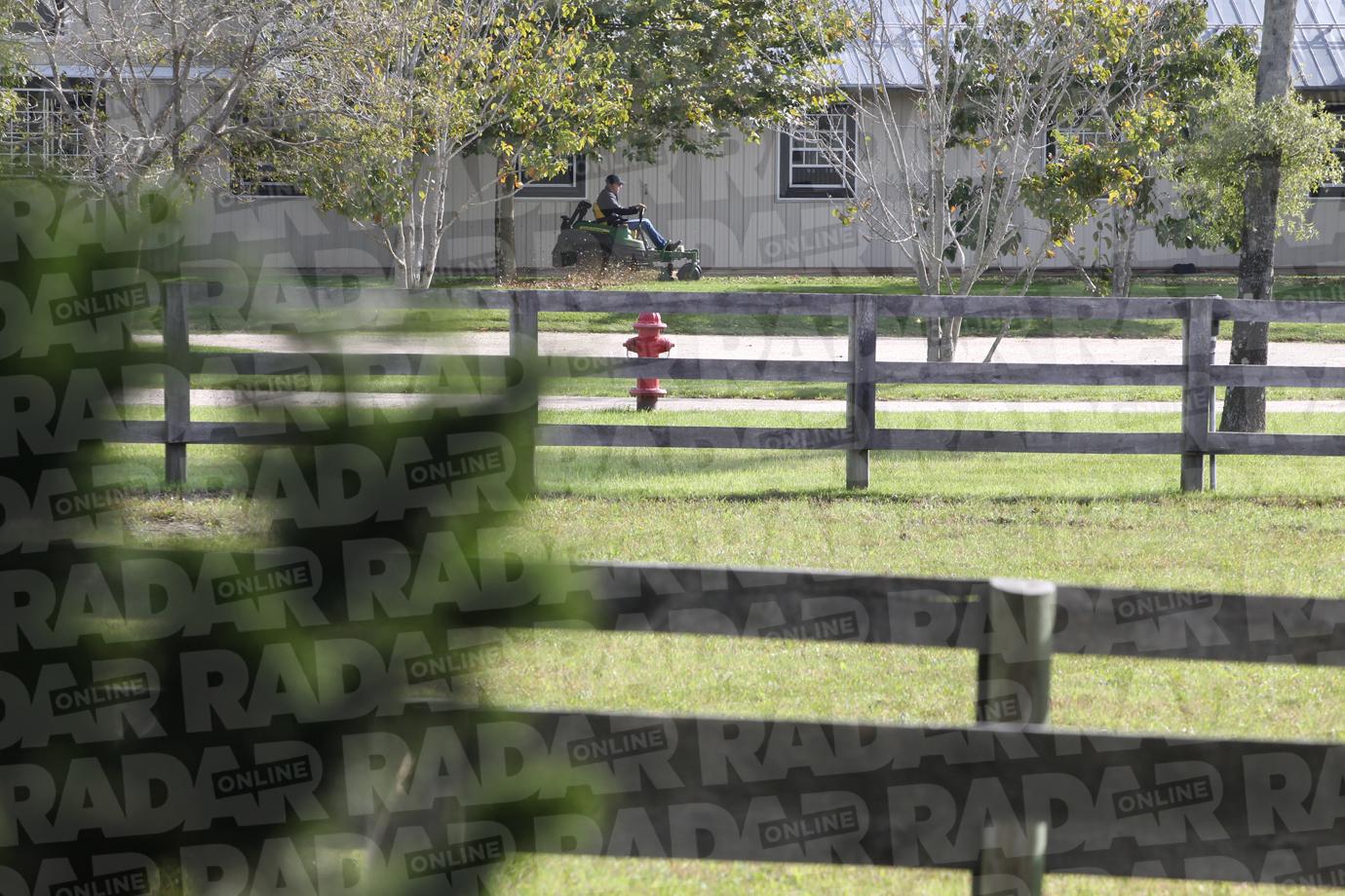 Matt Lauer Bored & Mowing Lawn