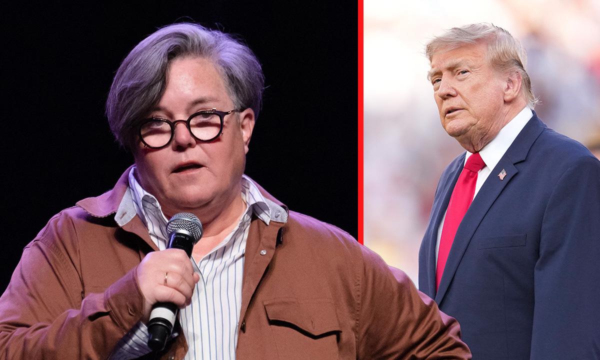 Photo of Rosie O’Donnell, Donald Trump