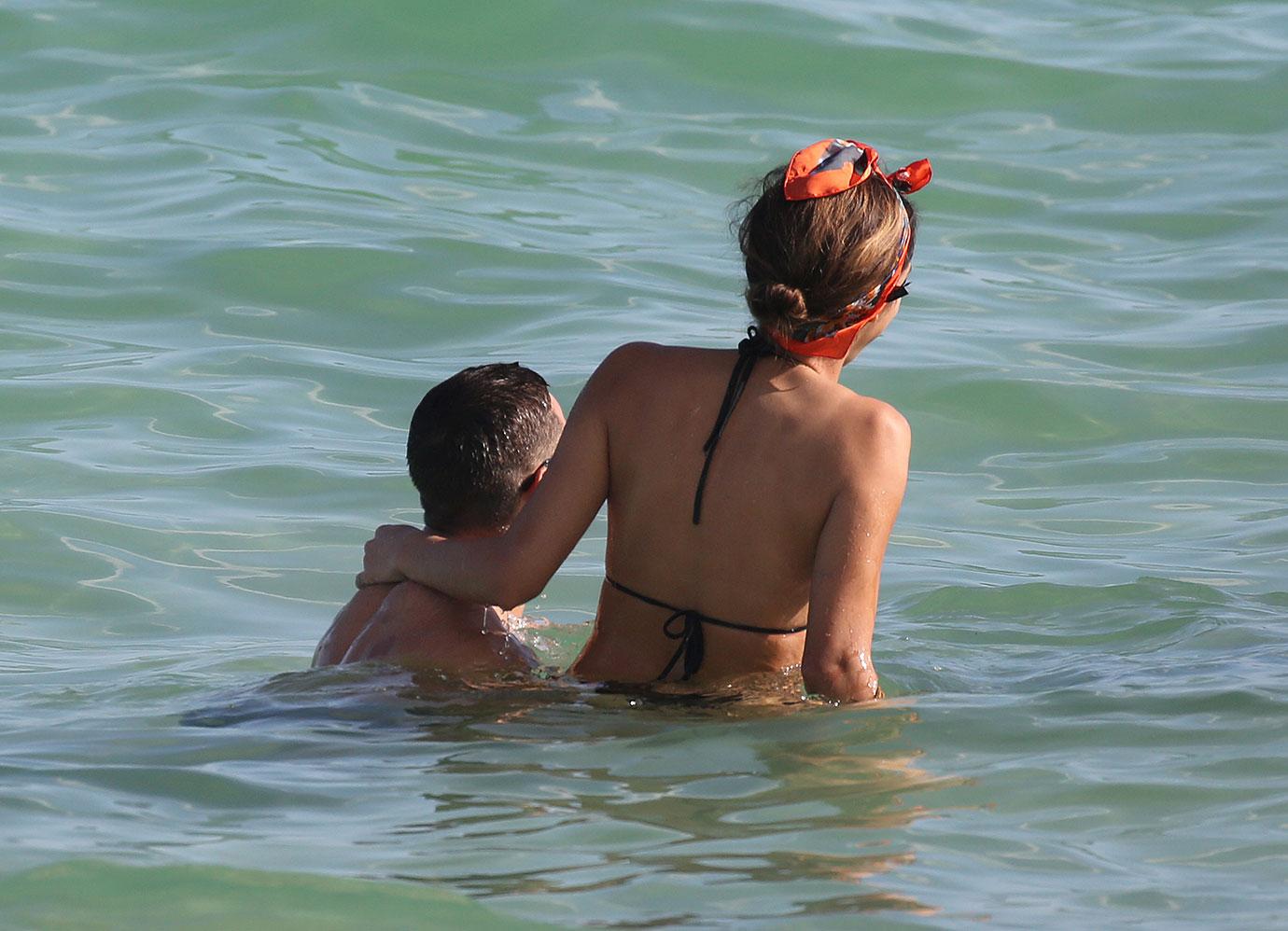 Olivia Culpo's Ex Danny Amendola Hits the Beach With a Mystery Girl