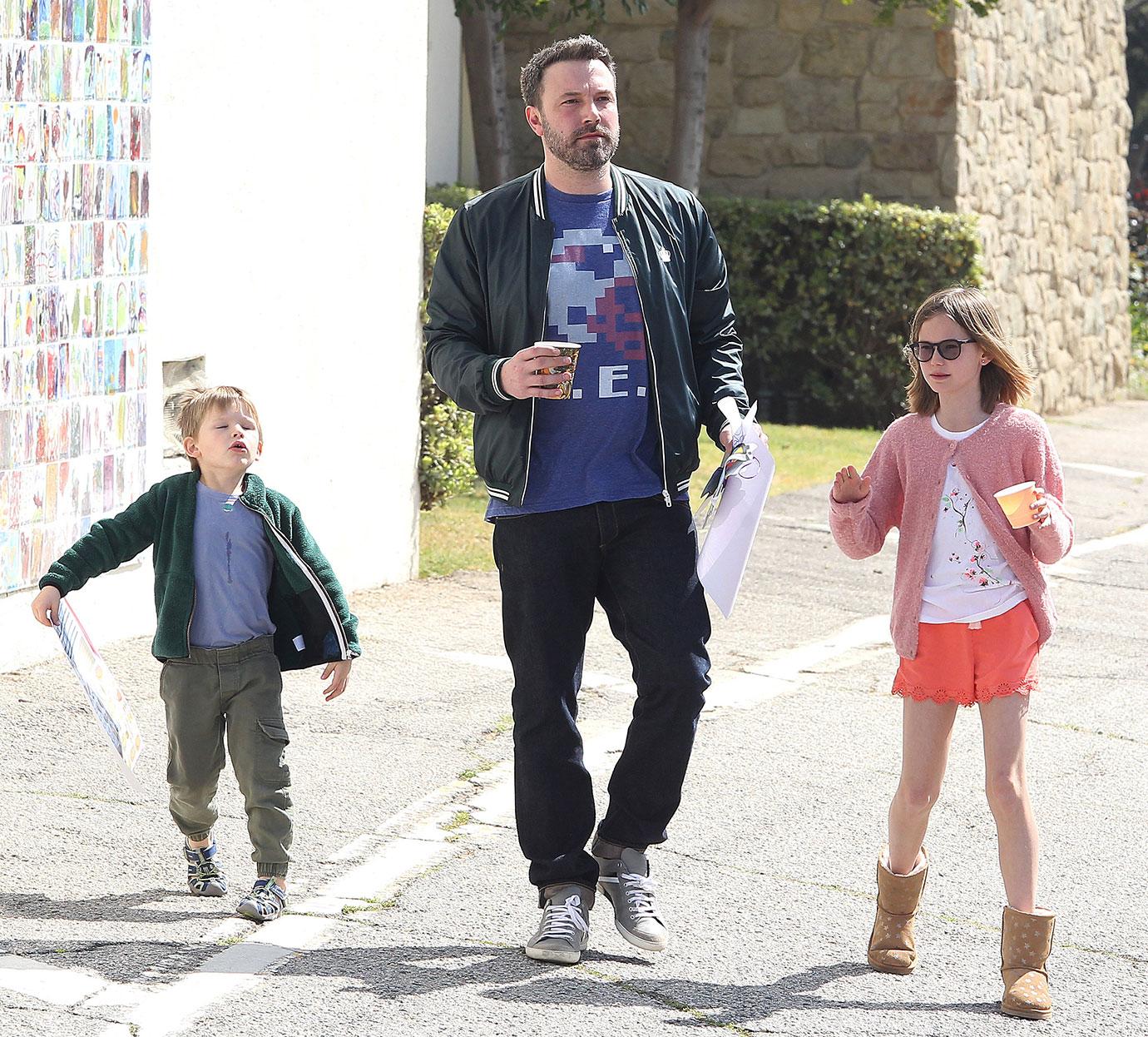 //ben affleck kids church