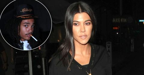 Kourtney Kardashian luka sabbat date juggling three men