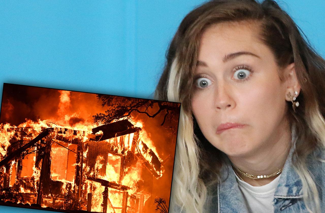 Miley Cyrus House Destroyed California Fire