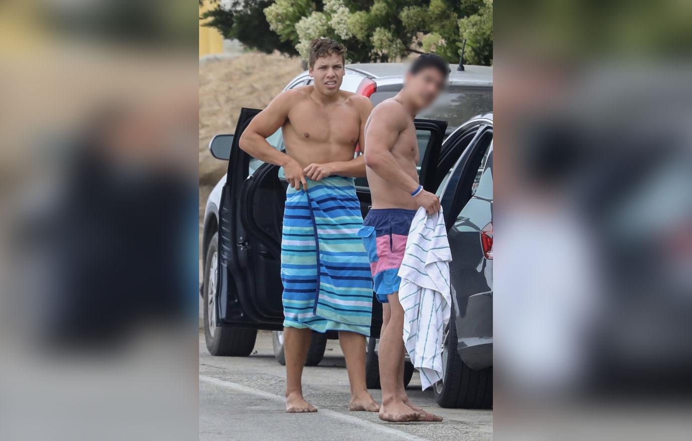 Arnold Schwarzenegger Son Joseph Baena Shows Off Buff Body