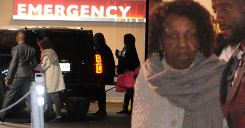 Cissy Houston & Family Visiting Bobbi Kristina In Hospital