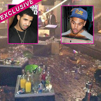 chris brown drake fight video