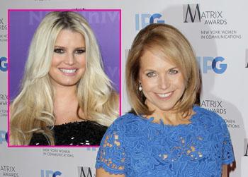 //katie couric jessica simpson landov