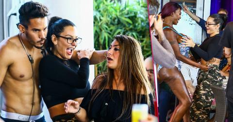 Jwoww mystery man kiss marriage problems