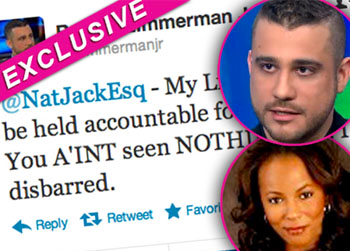 //george zimmerman brother threats