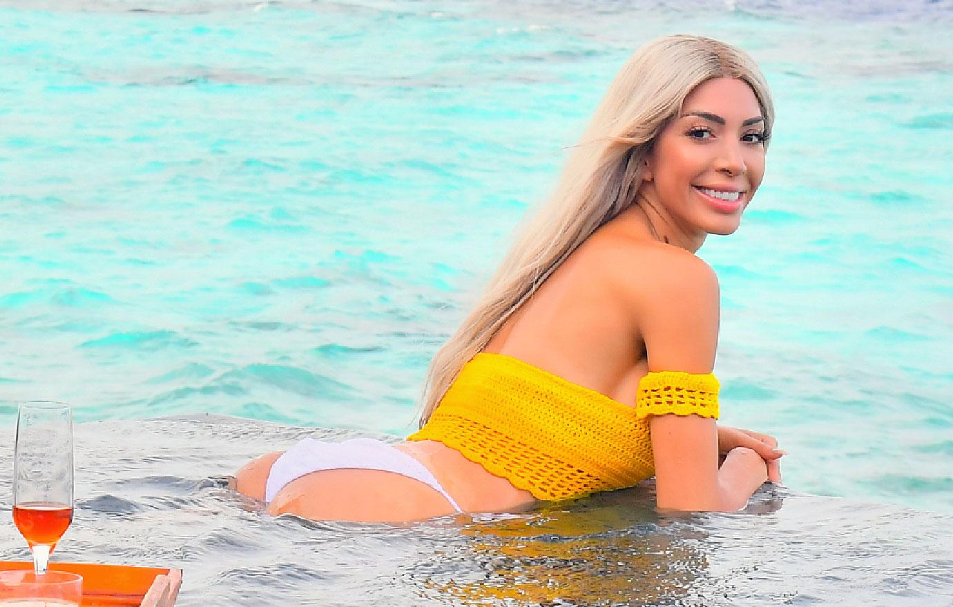 On 2018 the beach abraham ex farrah Farrah Abraham