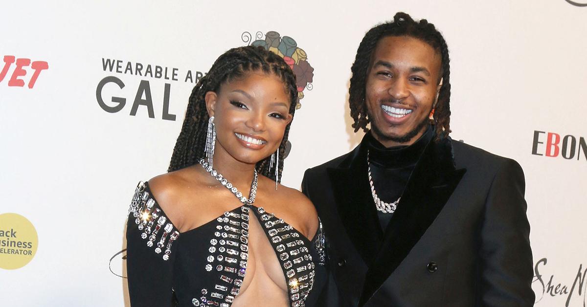 halle bailey baby bump pregnant photos