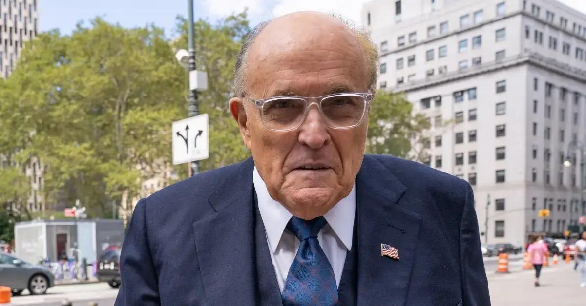 rudy giuliani outside nyc court