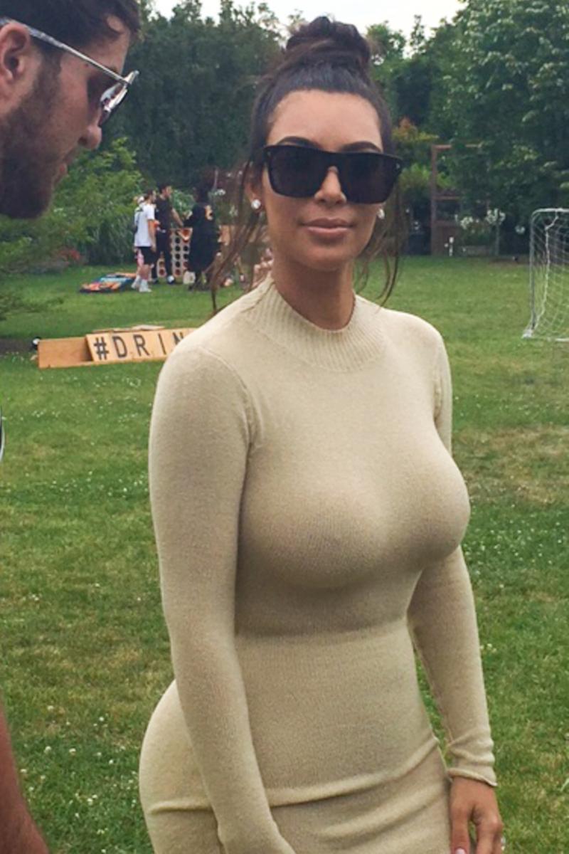 Kim Kardashian Nude Nipples