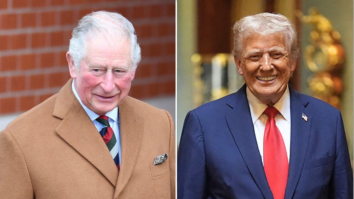 Photo of King Charles and Donald Trump