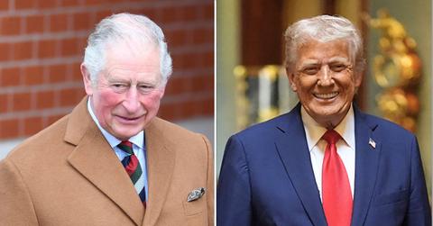 Photo of King Charles and Donald Trump