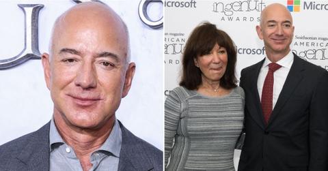 Photo of Jeff Bezos and mom Jackie