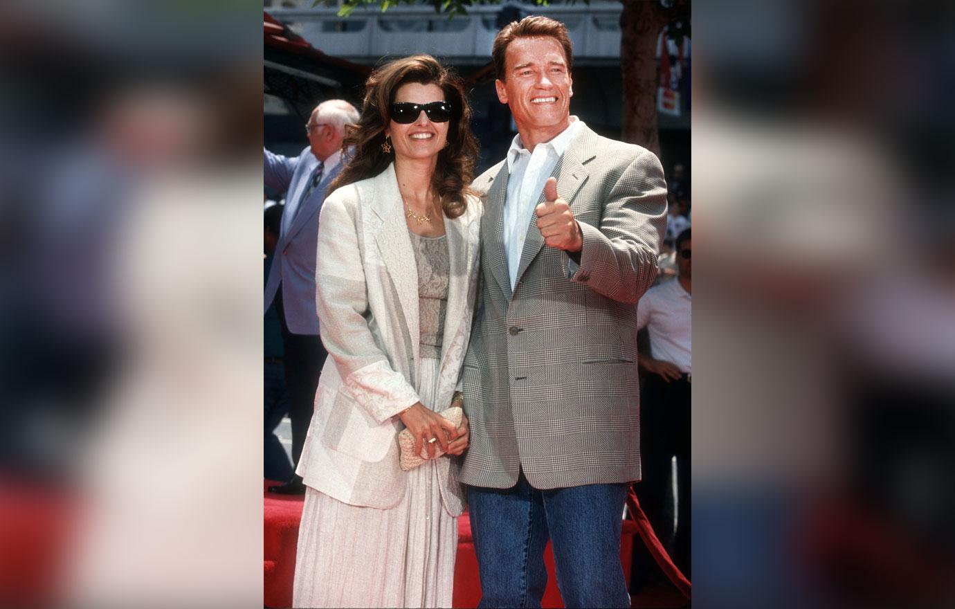 arnold schwarzenegger ex wife maria shriver hands over financial records divorce mildred love child