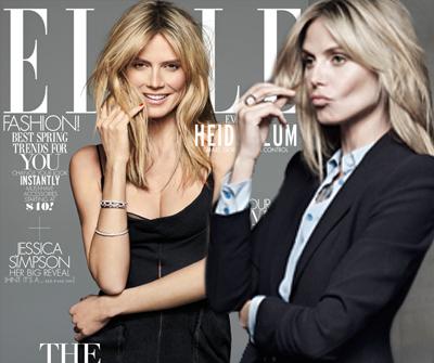 //heidi klum elle post