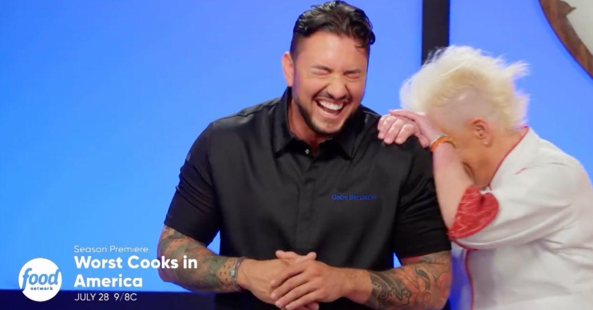 Photo of Anne Burrell and Gabe Bertaccini